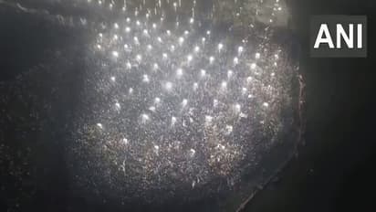 Visual from the Triveni Sangam in Mahakumbh (Photo/ANI)