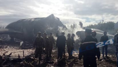 ಅಲ್ಜಿರಿಯಾ ವಿಮಾನ ಅಪಘಾತ : 100 ಮಂದಿ ಸಾವು