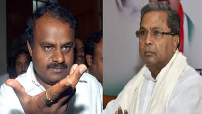 காங்கிரஸ், மஜத-வின் நள்ளிரவு நடவடிக்கை!! ஹைதராபாத்தில் எம்.எல்.ஏக்கள்