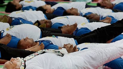 Yoga Day: India stretches for her Prime Minister, health