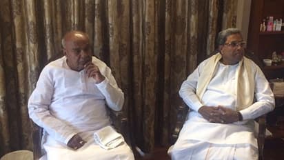 Don't resign, don't release Cauvery water: Deve Gowda to CM