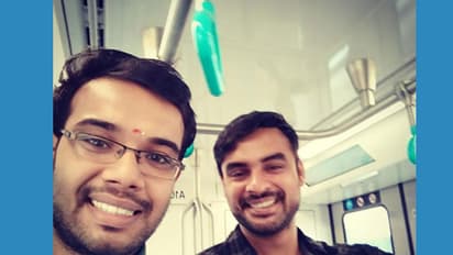 Selfie Moment: Tovino Thomas takes a joyride in Kochi Metro
