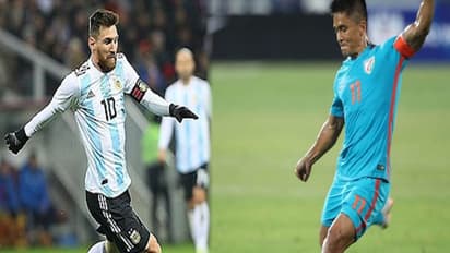 மெஸ்சியை கொண்டாடும் இந்திய கால்பந்து ரசிகர்கள்.. சுனிலையும் கொண்டாடலாமே..?