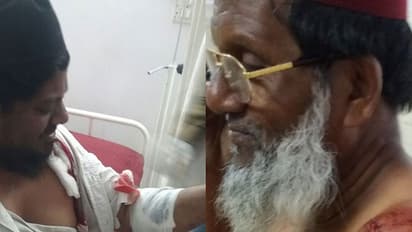 పాతబస్తీలో ముగ్గురు వ్యక్తులపై కత్తుల దాడి