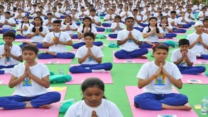 గచ్చిబౌలి స్టేడియంలో అంతర్జాతీయ యోగా దినోత్సవానికి భారీ ఏర్పాట్లు