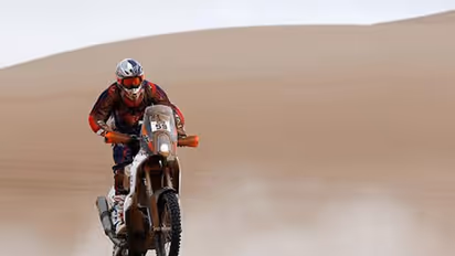 Meet CS Santosh who is blazing through Dakar Rally 2017