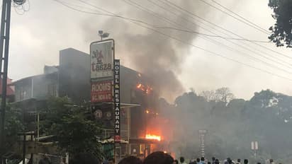 വൈത്തിരിയില് ഹോട്ടലില് തീപിടുത്തം