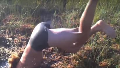 Three men dive into a puddle, and never resurface