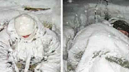 (ವೈರಲ್ ಚೆಕ್) ದಟ್ಟ ಮಂಜಿನಲ್ಲಿ ರಾತ್ರಿಯಿಡೀ ಮಲಗುವ ಭಾರತೀಯ ಯೋಧರು..!