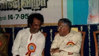 பிரபல தயாரிப்பாளர் மற்றும் அரசியல்வாதி ஆர்.எம் வீரப்பனுக்கு, ரஜினிகாந்த் மற்றும் பாரதி ராஜா அஞ்சலி!