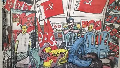 Pinarayi Vijayan strikes a perfect pose in communist China