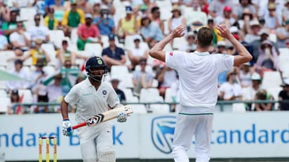 ರೋಹಿತ್ ಪೆವಿಲಿಯನ್'ಗಟ್ಟಿದ ರಬಾಡ; 25 ಓವರ್'ಗಳಲ್ಲಿ ಕಲೆಹಾಕಿದ್ದು ಕೇವಲ 48 ರನ್ ಮಾತ್ರ..!