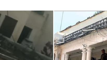 പട്ടാപ്പകല് പൊലീസ് സ്റ്റേഷന് ടെറസില് ലൈംഗിക ബന്ധത്തിലേര്പ്പെട്ട് കമിതാക്കള്