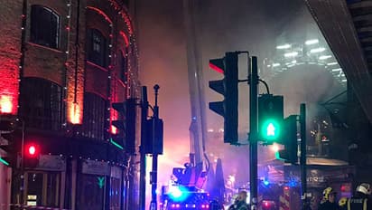 70 firefighters unable to control London's Camden Lock Market fire