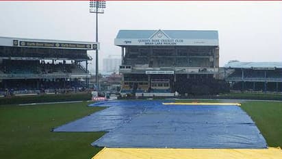 ವಿಂಡೀಸ್ ವಿರುದ್ಧ ಪಂದ್ಯಕ್ಕೆ ಮಳೆ ಅಡ್ಡಿ:ಭಾರತ 39.2 ಓವರ್'ಗಳಲ್ಲಿ 199/3