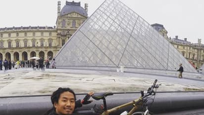 മുളകൊണ്ടുള്ള സൈക്കിളില് സഞ്ചരിച്ചത് 25 രാജ്യങ്ങള്, അതിനൊരു കാരണമുണ്ട്