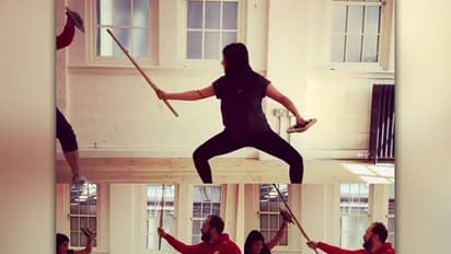 Watch: Shruti Haasan takes up sword fighting
