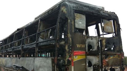 ಬೀದರ್'ನಲ್ಲಿ ಬಸ್ ದುರಂತಕ್ಕೆ ಮಗು ಬಲಿ; ಎಲ್ಲರನ್ನೂ ರಕ್ಷಿಸಿದವ ತನ್ನ ಮಗುವನ್ನೇ ಮರೆತುಬಿಟ್ಟ