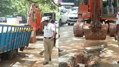Traffic cops forced to turn masons thanks to BBMP’s laziness