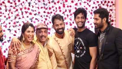 பல பிரபலங்கள் கலந்துக்கொண்ட ரமேஷ் திலக் - நவலட்சுமி திருமண வரவேற்பு...! (புகைப்பங்கள்)