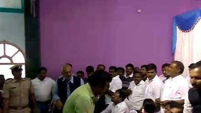 ಕಾರ್ಯಕರ್ತರ ಕಡಗಣನೆ: ಸಚಿವ ಎ. ಮಂಜು ಎದುರು ಆಕ್ರೋಶ