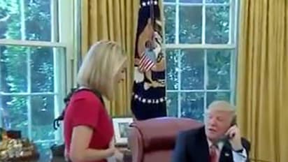 Watch: Donald Trump's 'bizarre' moment with a female journalist