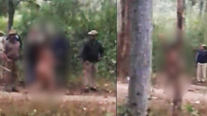 Watch: Tribal women strip naked to protest over forcible eviction from forest