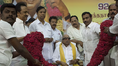 Saffron party will 'fail' in 'this Dravidian heartland': Karunanidhi