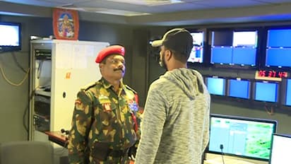 ಸುವರ್ಣ ನ್ಯೂಸ್ ಸ್ಟುಡಿಯೋದಲ್ಲಿ ಹೆಬ್ಬುಲಿ ಶೂಟಿಂಗ್