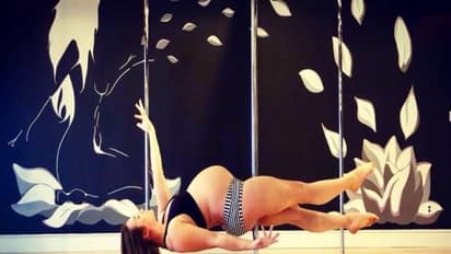 நிறைமாத கர்ப்பிணியின் பிரமிக்க வைக்கும் நடனம்...! வைரலாக பரவும் வீடியோ...!