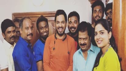 புதுப் படத்திற்கு பூஜை போட்டார் ஹிப் ஹாப் ஆதி; இந்தப் படத்தையும் சுந்தர்.சி தான் தயாரிக்கிறாராம்...