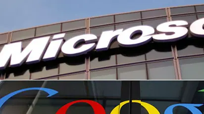 Google Sundar, Microsoft Satya kiss and make up