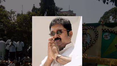 Twist in AIADMK merger: TTV Dhinakaran claims support of 40 MLAs, organises mass rally