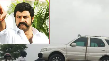 Telugu actor Nandamuri Balakrsihna injured in car accident
