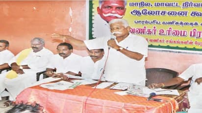 ஆர்.கே.நகரில் மக்கள் நலன் காக்கும் வாக்குறுதிகளை எந்த அரசியல் கட்சியும் அளிக்கவில்லை – த.வெள்ளையன் காட்டம்…