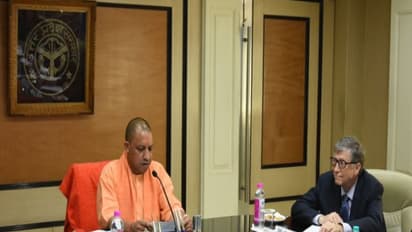 உத்தரப் பிரதேச முதல்வர் யோகியுடன் பில்கேட்ஸ் சந்திப்பு..! சுகாதார மேம்பாட்டு திட்டங்கள் குறித்து ஆலோசனை..!