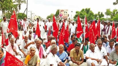 தூத்துக்குடியில் பயிர் காப்பீடு இழப்பீட்டு தொகை கேட்டு போராடிய 145 விவசாயிகள் கைது...