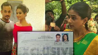 Exclusive Pictures and Videos: Priyamani, Mustufa Raj enter wedlock in registrar office