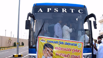 First batch of 35 Amaravathi farmers leave for Singapore