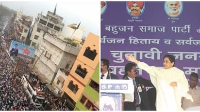 பாதுகாப்புத் தடைகளை மீறி பெருங்கூட்டத்தில் மோடி... 'காசுக்கு வந்த கூட்டம் இது' - கலாய்க்கிறார் மாயாவதி