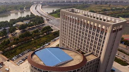 ಬೃಹತ್ ಟಾಯ್ಲೆಟ್'ನಂತೆ ಕಾಣುವ ಚೀನಾ ವಿವಿ!