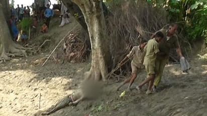 ಅಬ್ಬಾ...! ಶವದ ಕುತ್ತಿಗೆಗೆ ಹಗ್ಗ ಬಿಗಿದು ಎಳೆದೊಯ್ದ ಪೊಲೀಸರು!