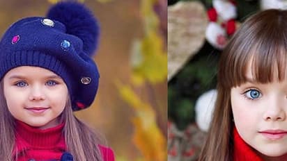നീലകണ്ണുളള ആറ് വയസുകാരി; ലോകത്തിലെ ഏറ്റവും സുന്ദരിയായ പെണ്കുട്ടി?
