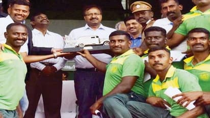 நெருப்பாய் விளையாடி சாம்பியன் வென்றது தென் மண்டல் தீயணைப்புத்துறை அணி…