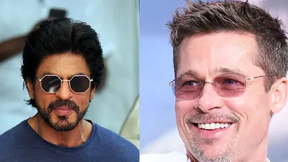 In Pics: SRK and Brad Pitt share a platform for the first time