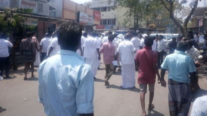 ஓபிஎஸ், டிடிவி அணியினர் கடும் மோதல் - ஆர்.கே.நகரில் பரபரப்பு