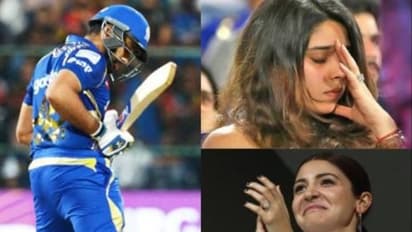 வந்தவுடனே அவுட்டான ரோகித் சர்மா! அனுஷ்கா-ரித்திகா ரியாக்ஷன் என்ன தெரியுமா?