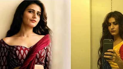 സാരിയിൽ  ഹിപ്പ് കാണിച്ച് വീണ്ടും സന