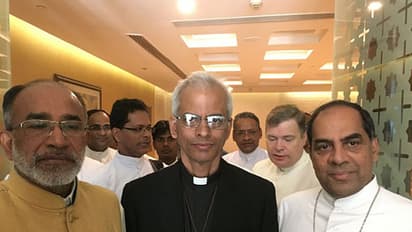 Fr Tom Uzhunnalil lands in Delhi, meets PM Modi
