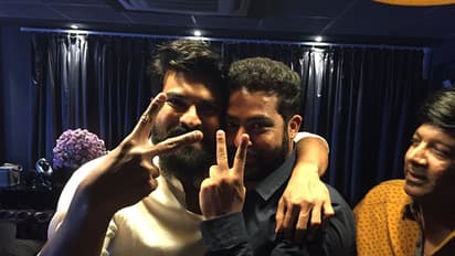 ఎన్టీఆర్ ఫ్యాన్ ని ఖుషి చేసిన రాంచరణ్